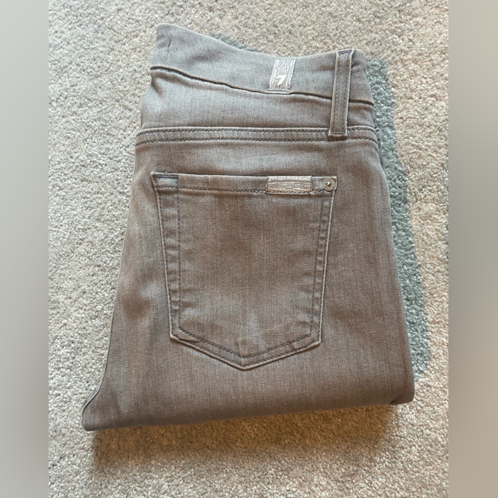 Gray 7 For All Mankind Ankle Skinny Size 25
